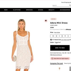 Revolve Heartloom Adora Mini Dress